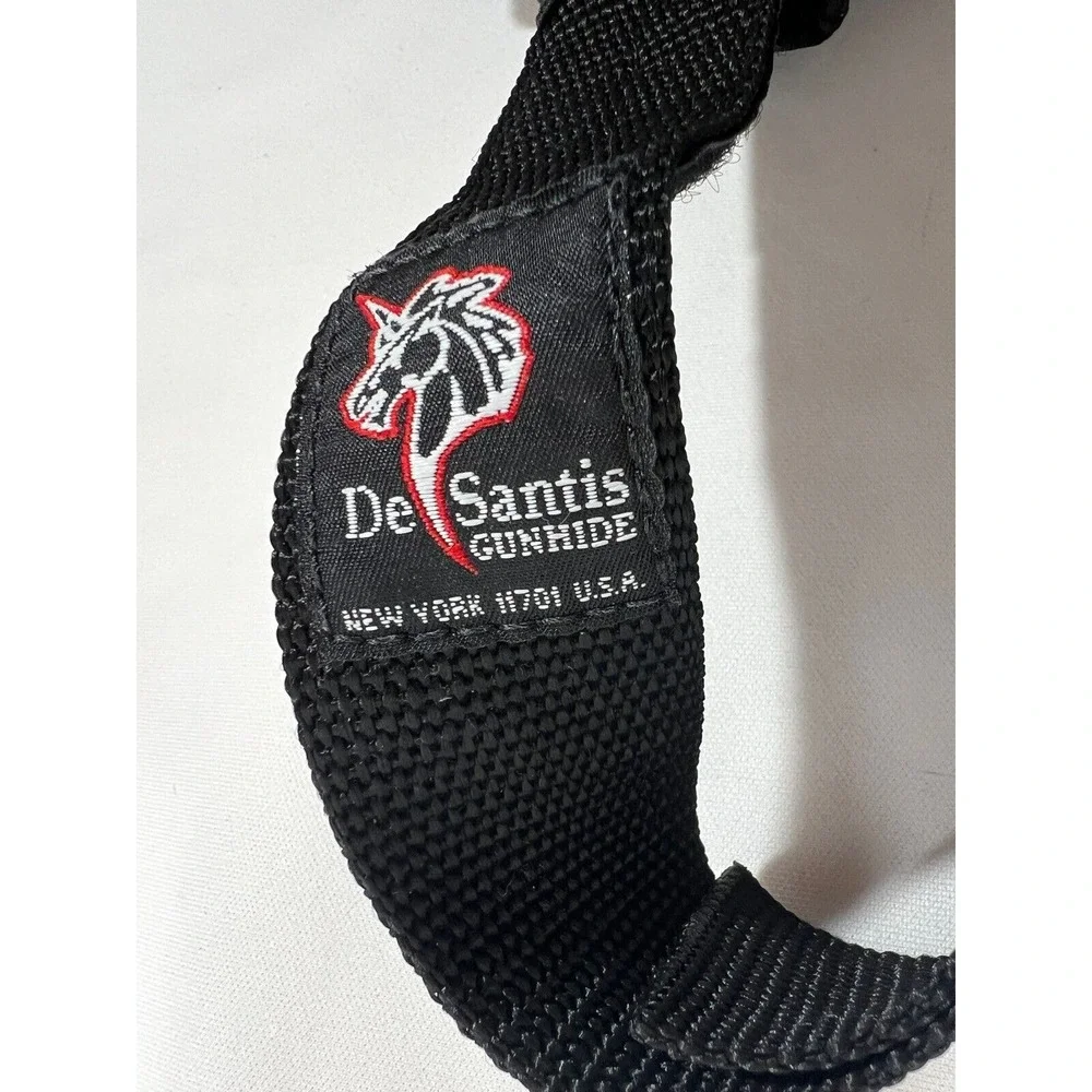DeSantis Left Hand Holster Black Nylon Cordura Gun Holster Strap Concealed Carry